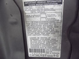 2007 Toyota Tundra SR5 Bronze Extended Cab 4.7L AT 2WD #Z24754